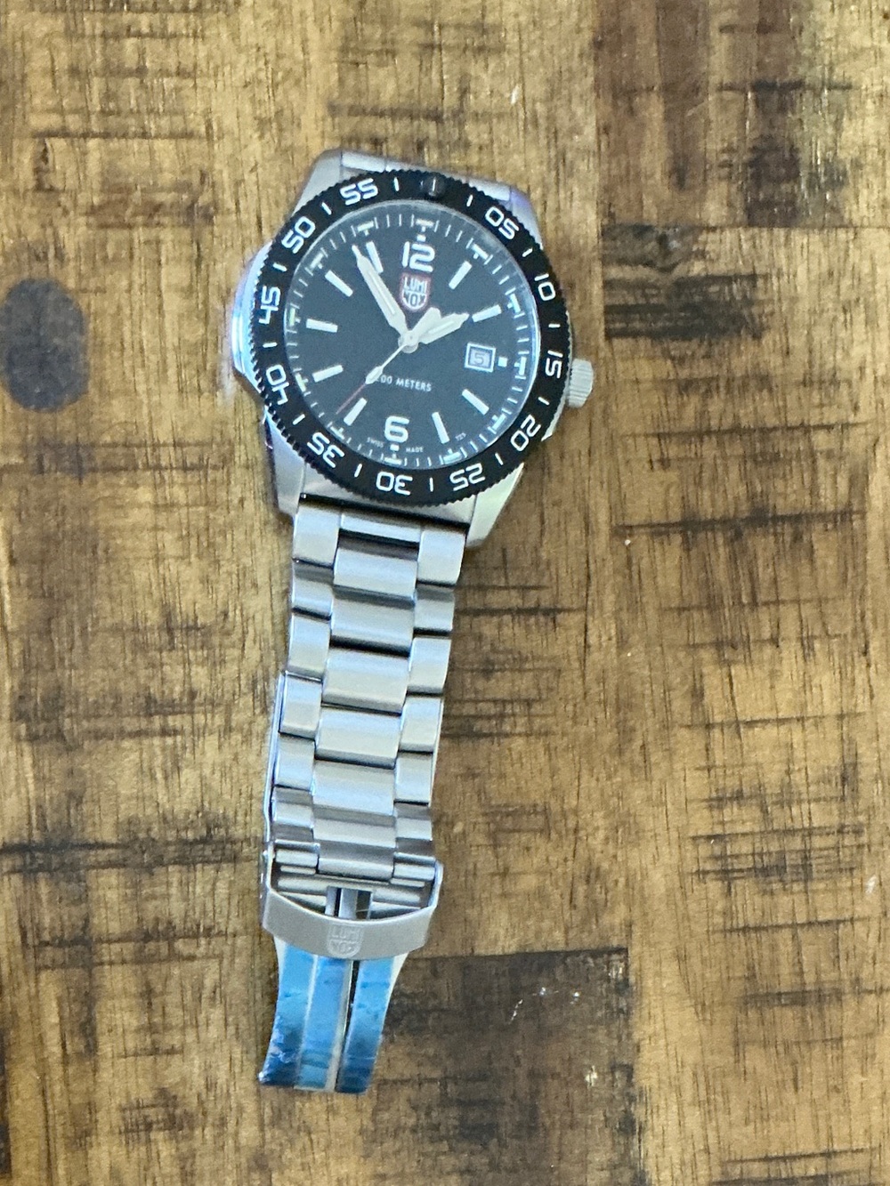 Luminox Stainless Steel Men's Watch - Black Dial